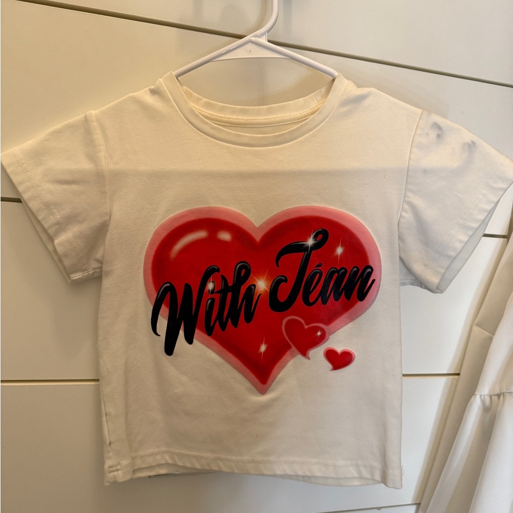 With Jean Babydoll tee